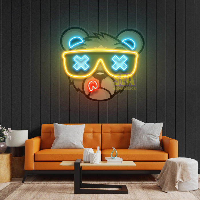 gozluklu-ayi-neon-led-tabela-mockup