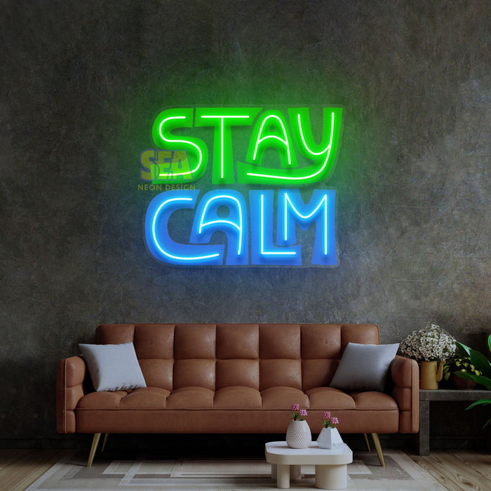 'SAKİN KAL' Modern Tabela