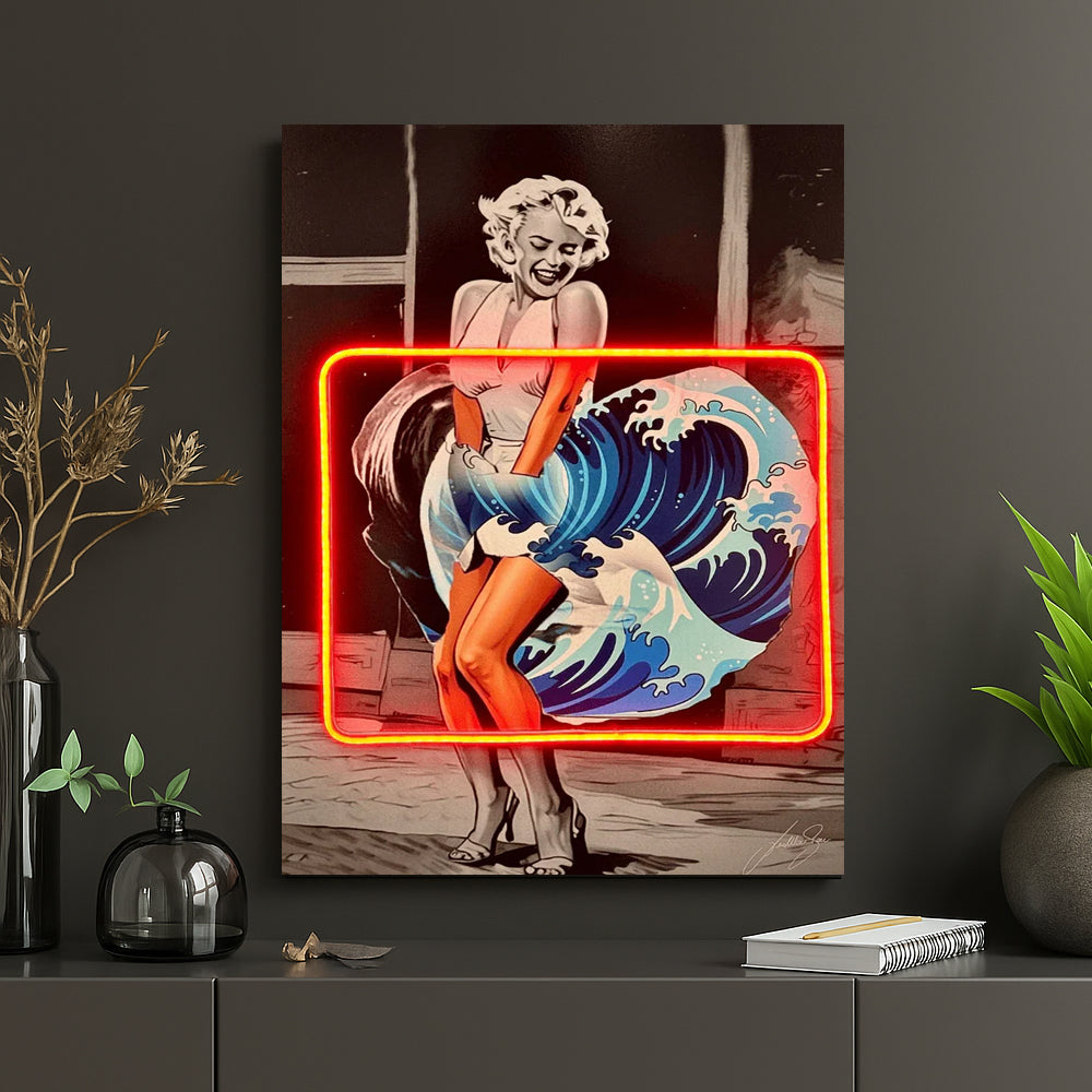 "OCEAN" Neon Tablo.