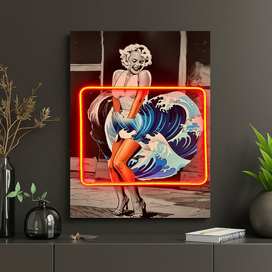 ocean-marilyn-monroe-neon-tablo-pop-art-uv-baski