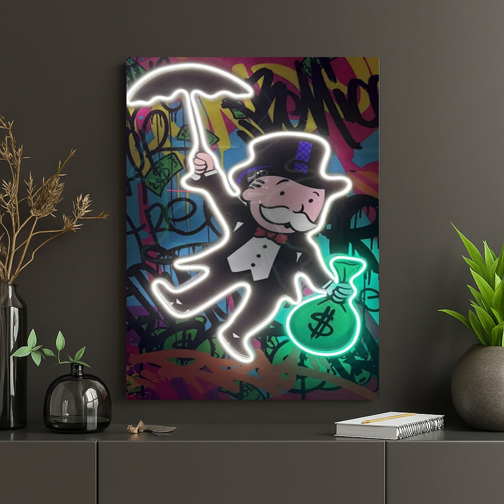 "MONOPOLY" Neon Tablo.