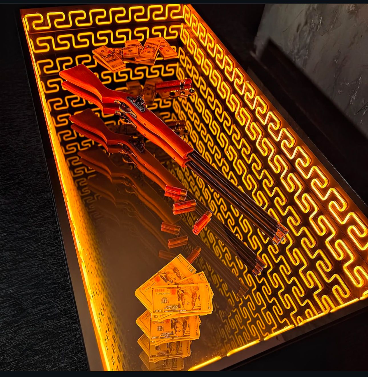 Vadi Modern Neon Masa