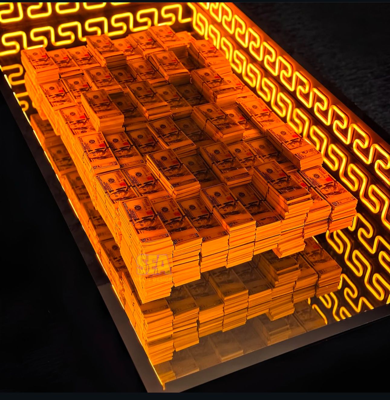 Vadi Cash Modern Neon Masa