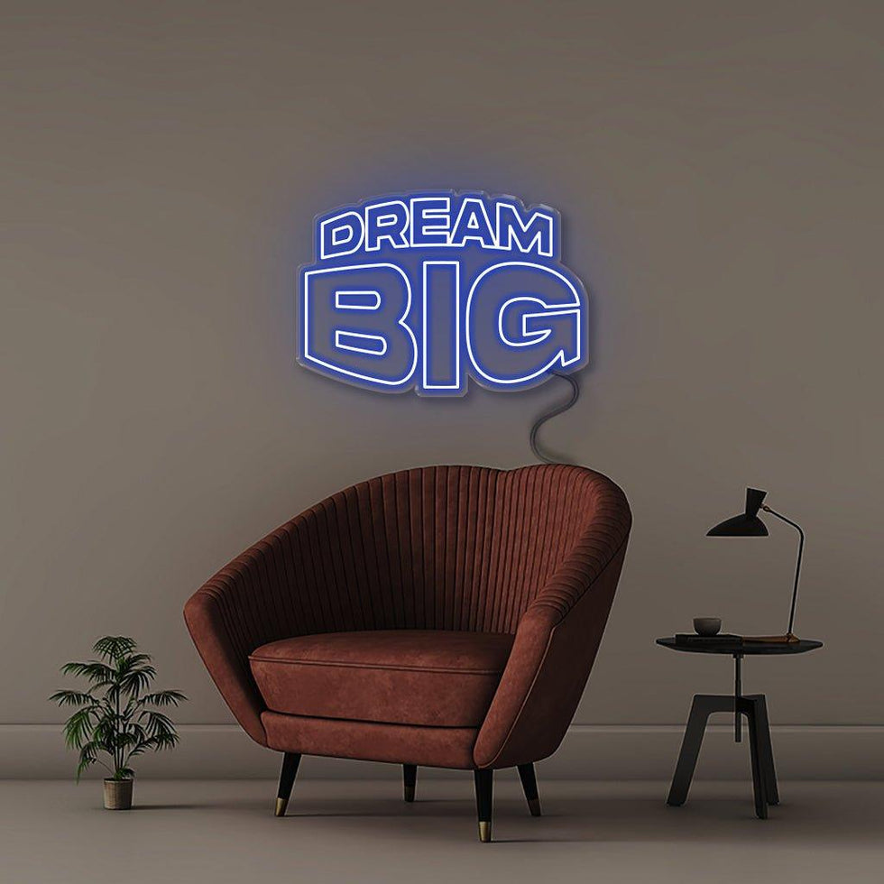 Dream Big Neon Led Yazı Tabela