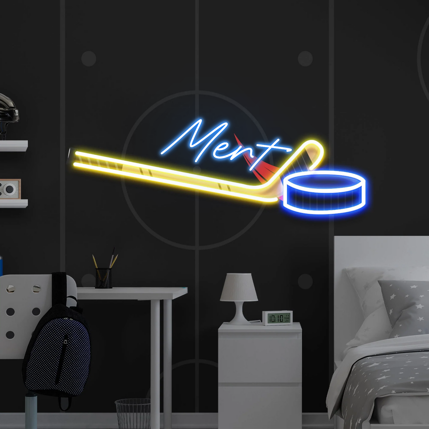 Hokey İsime Özel Modern Neon Tabela