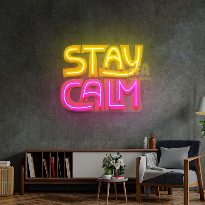 'SAKİN KAL' Modern Tabela