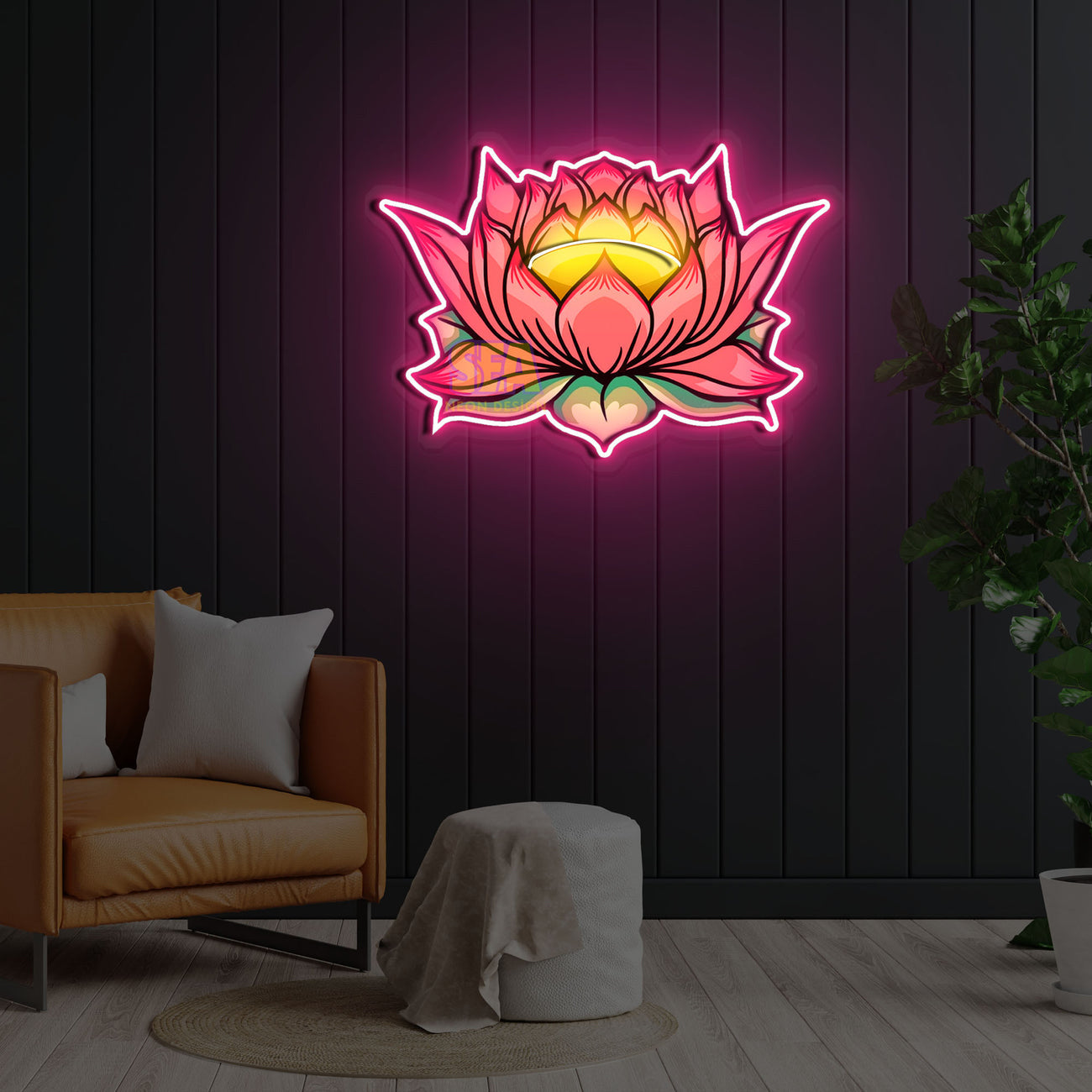 "Lotus" Modern Neon Tabela