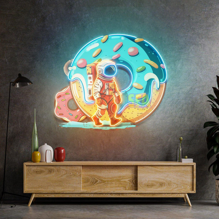 'DONUT ASTRONOT' Modern Neon Tabela