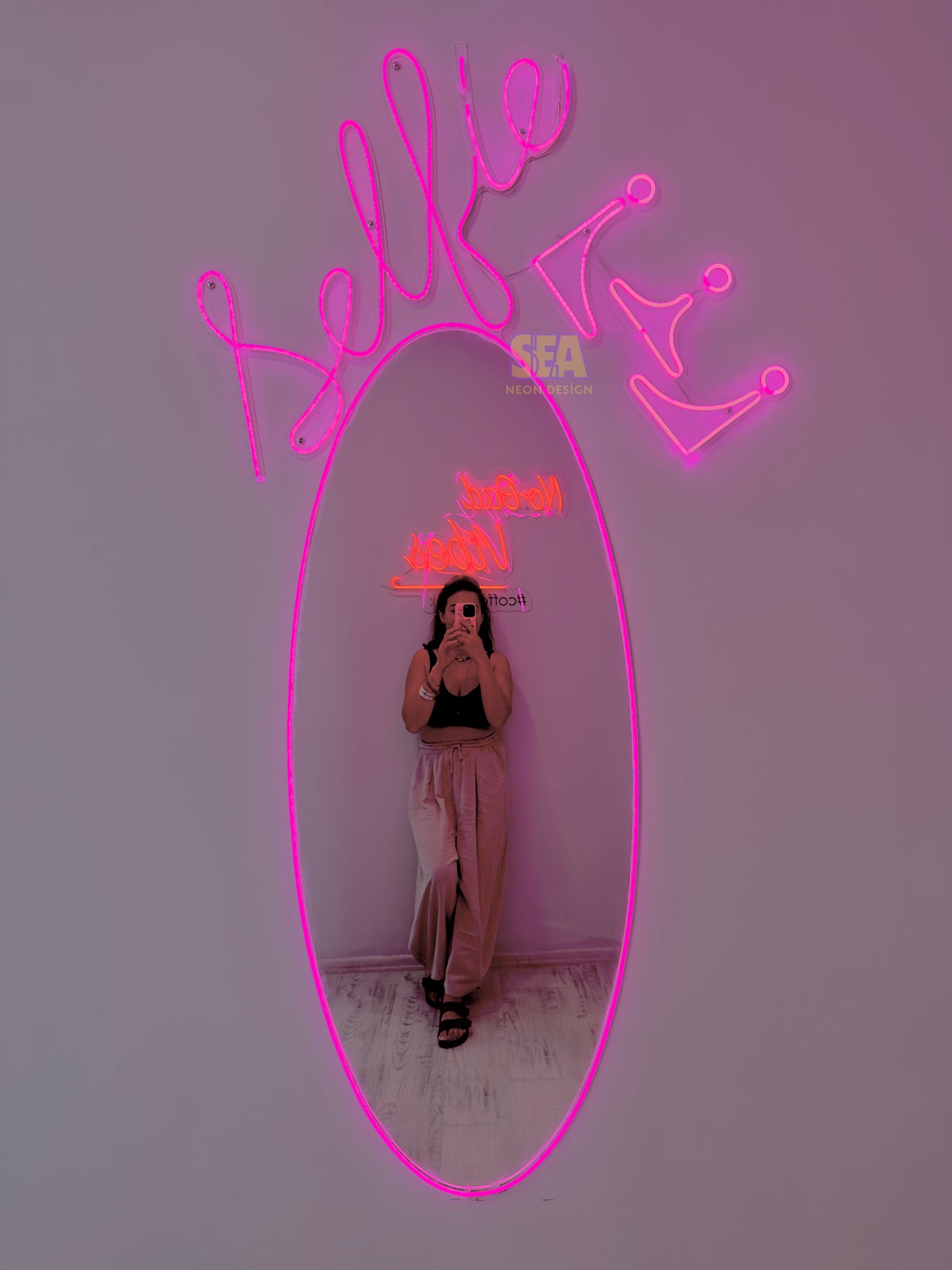 'SELFİE' Neon Ayna