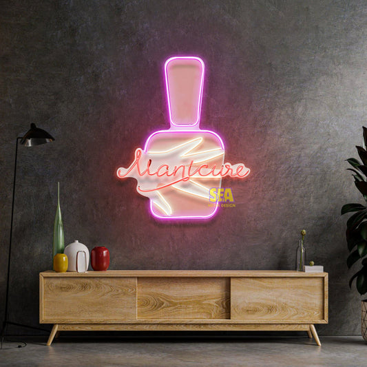 'Manicure' Modern Neon Tabela