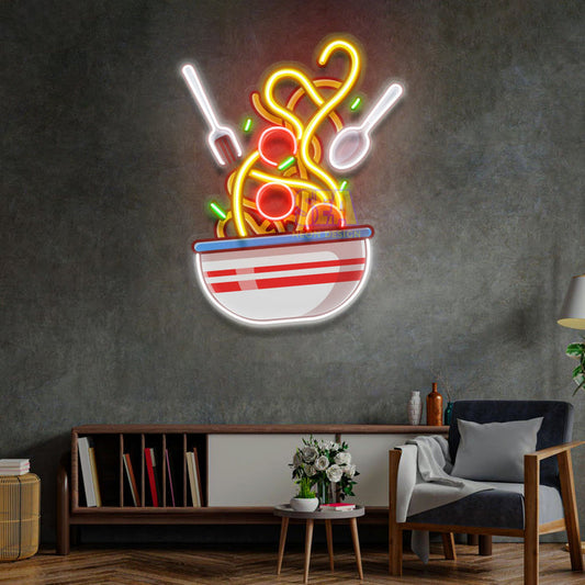 'SPAGETTİ' Modern Neon Tabela