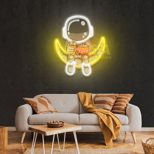 'ASTRONOT HAMBURGER' Modern Neon Tabela