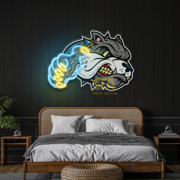 'BULLDOG' Modern Neon Tabela