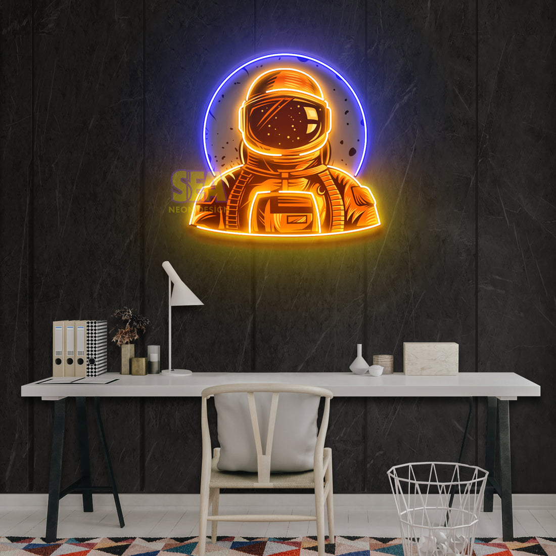 "Astronot" Modern Neon Tabela