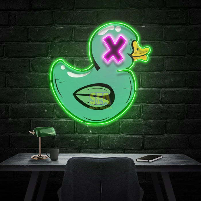 'ŞANSLI ÖRDEK' Modern Neon Tabela
