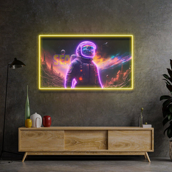 'ASTRONOT MANZARA' Modern Neon Tabela