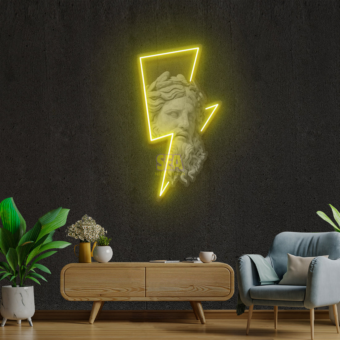 "Zeus" Modern Neon Tabela