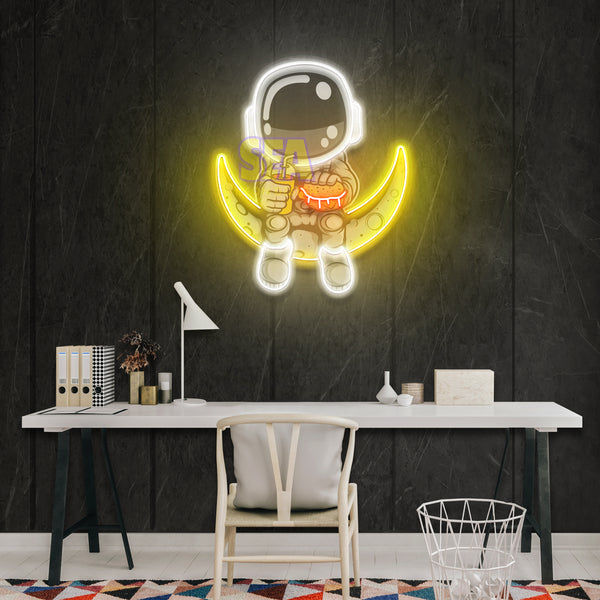 'ASTRONOT HAMBURGER' Modern Neon Tabela