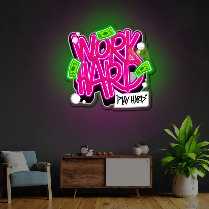 'SIKI ÇALIŞ' Modern Neon Tabela