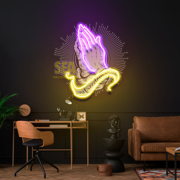 'DUA ETMEK' Modern Neon Tabela