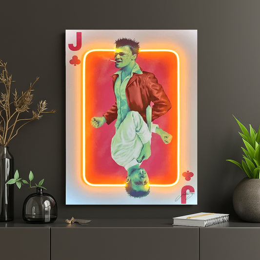 "FIGHT CLUB" Neon Tablo.