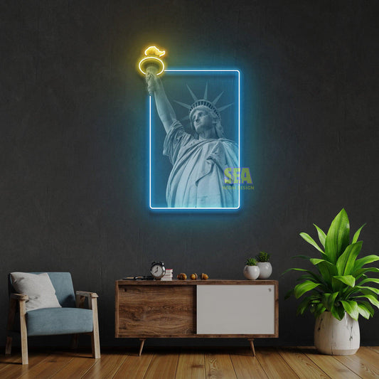 "Liberty Of City" Modern Neon Tabela