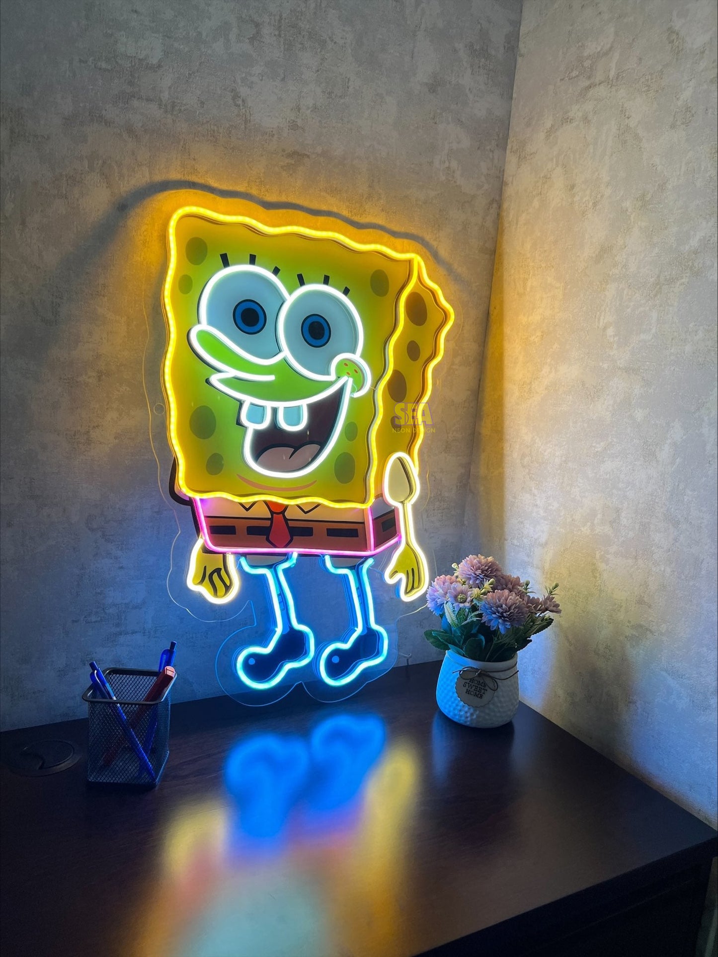 "SüngerBob" Modern Neon Tabela