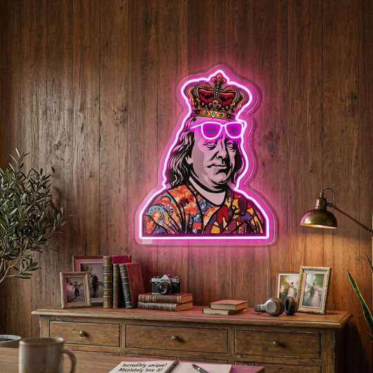 king-franklin-neon-tabela-ofis-mekanda-gorunum