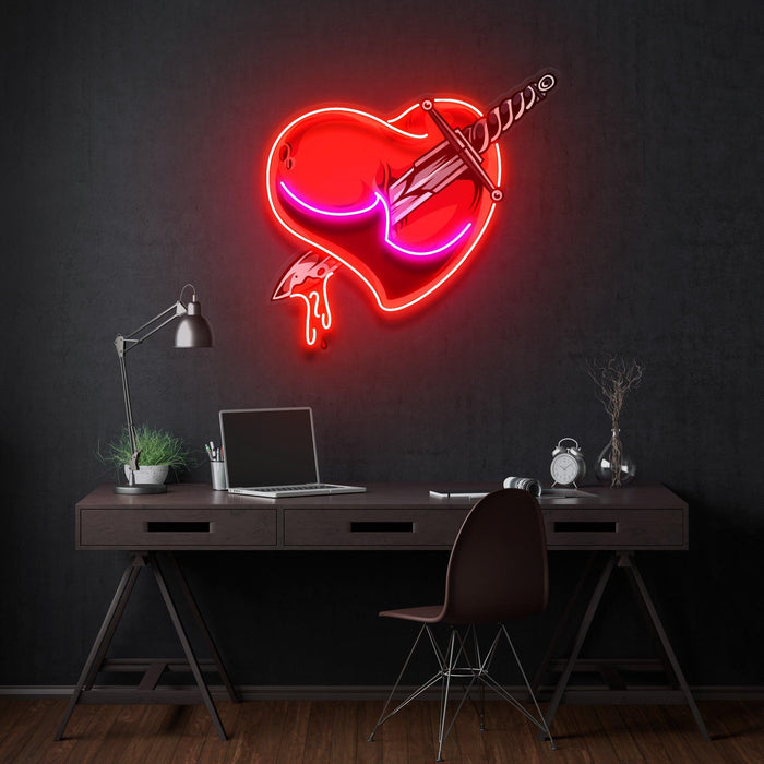 'KILIÇ KALP' Modern Neon Tabela