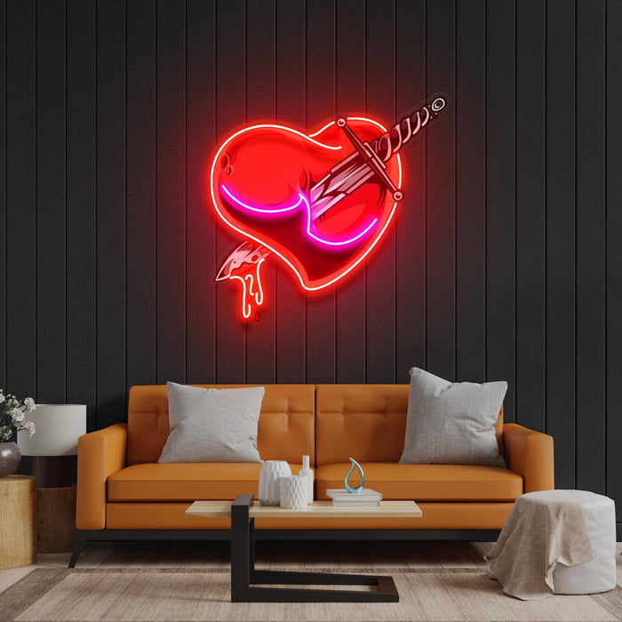 'KILIÇ KALP' Modern Neon Tabela