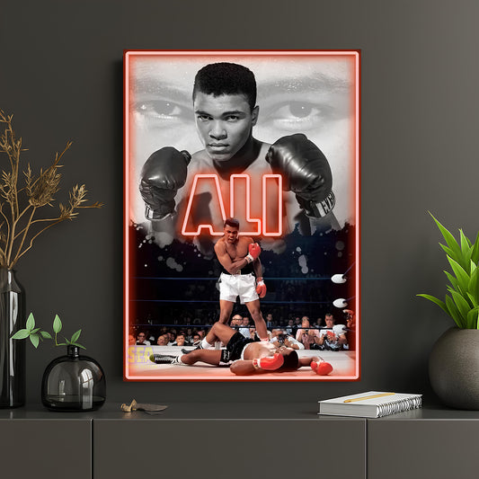 "MUHAMMED ALI" Neon Tablo.