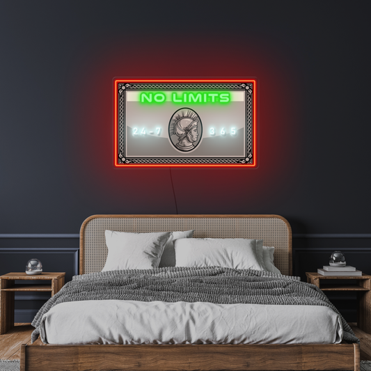 "No Limits" Modern Neon Tabela