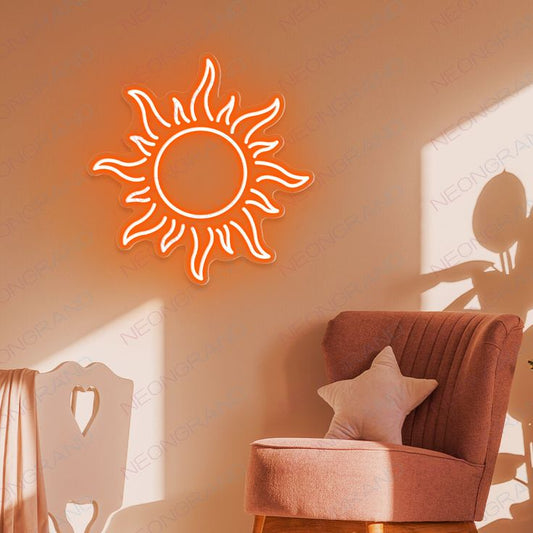 Güneş Neon Led Dekoratif Tabela