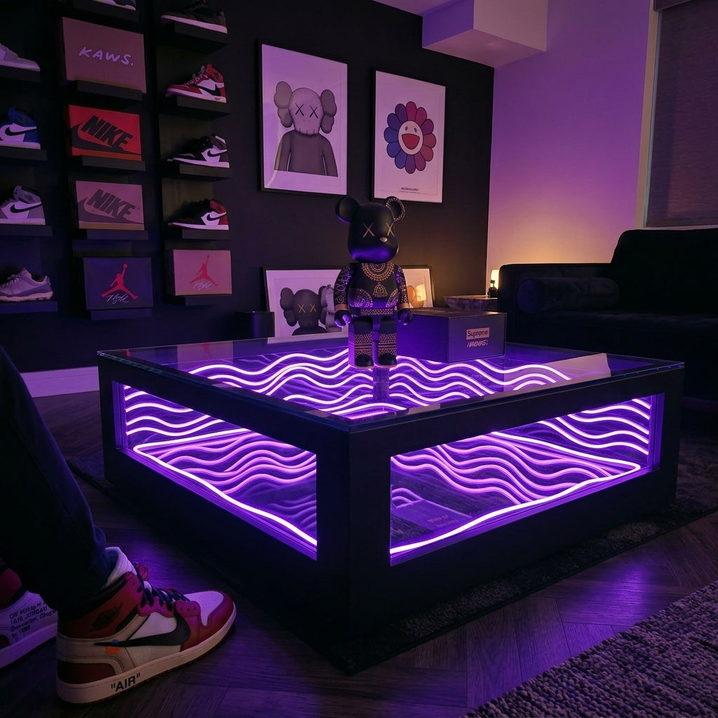 kaws-figurlu-neon-isikli-orta-sehpa-dalga