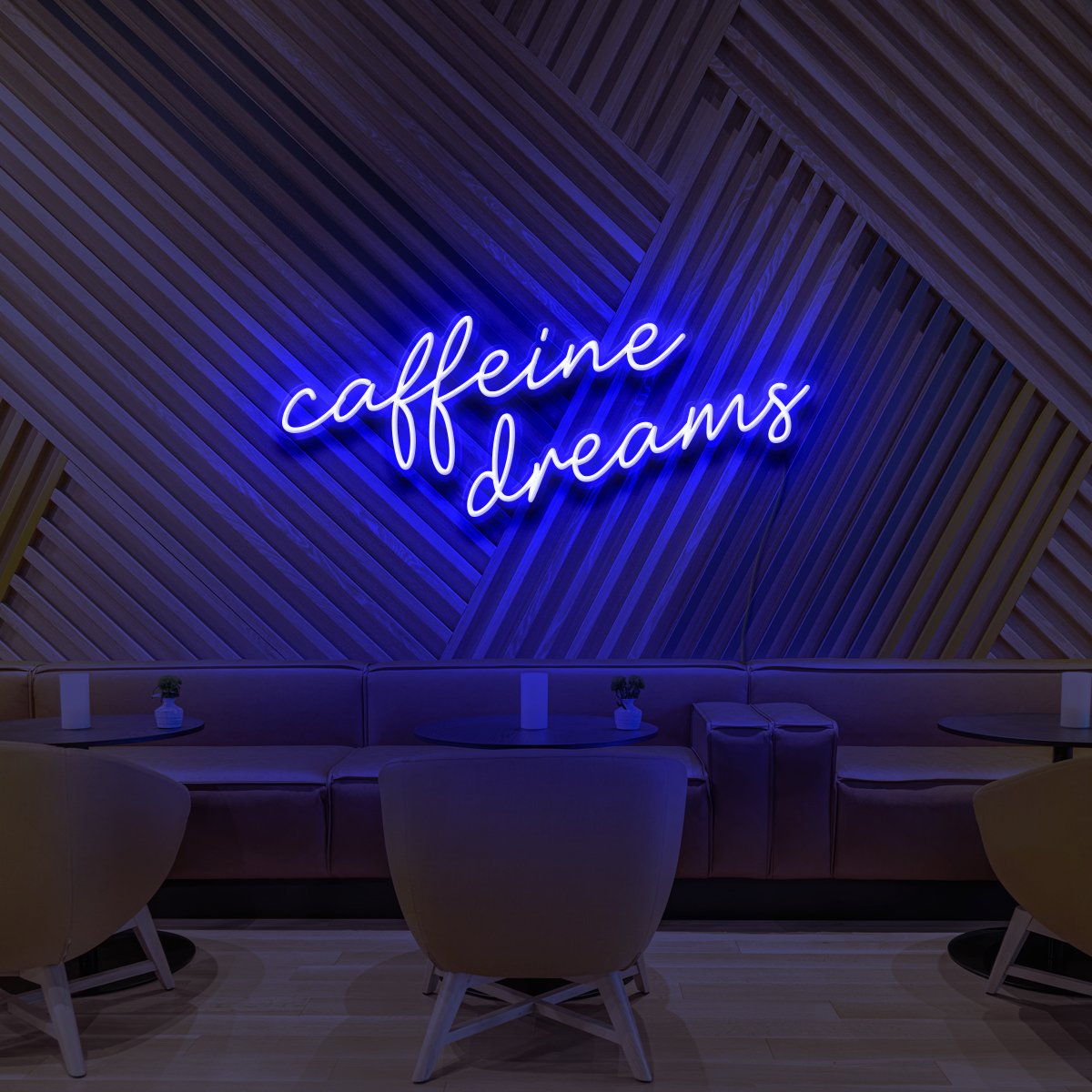 'Caffeine Dreams' Neon Tabela