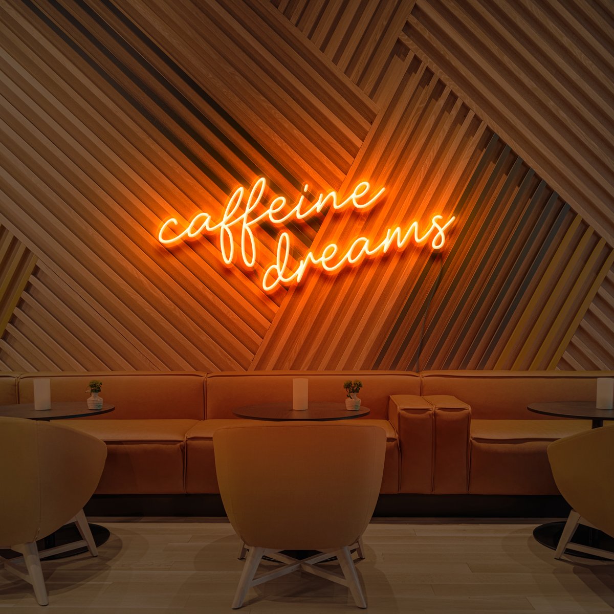 'Caffeine Dreams' Neon Tabela