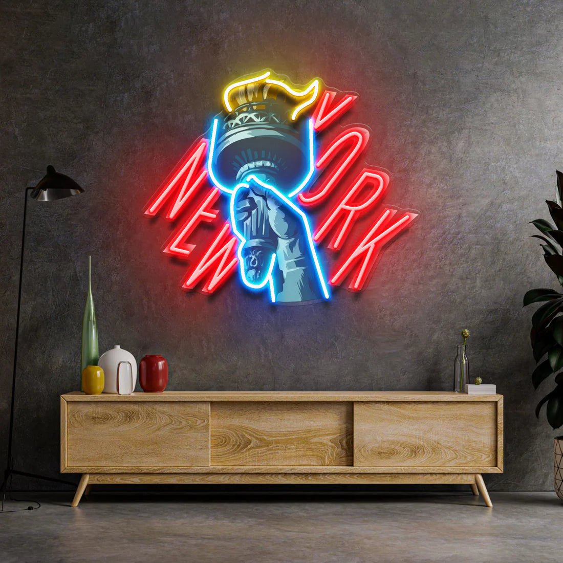 "New York" Modern Neon Tabela