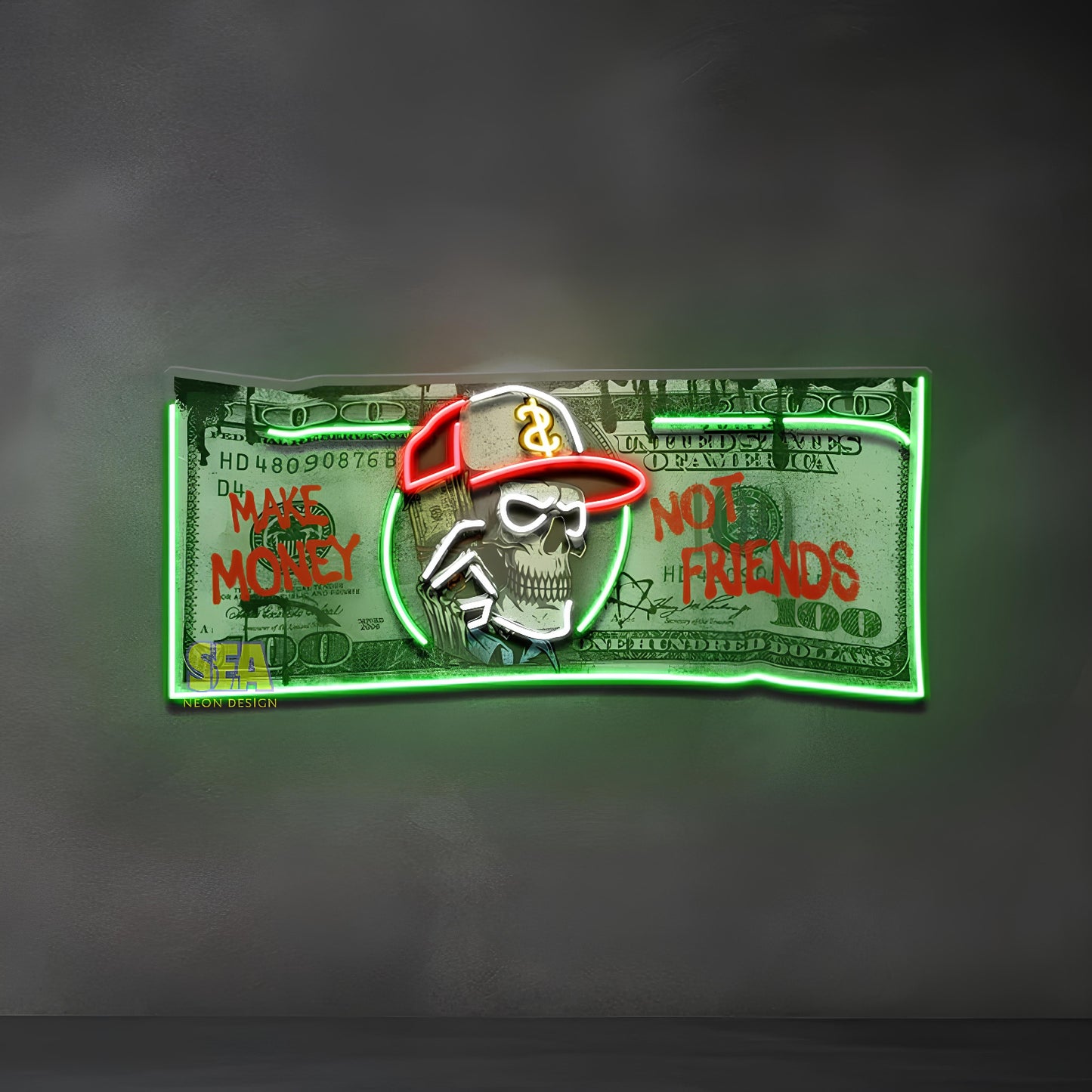 dollar-skull-modern-neon-tabela-yakindan-detay
