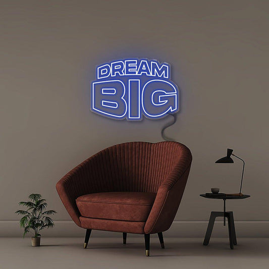 Dream Big Neon Led Yazı Tabela