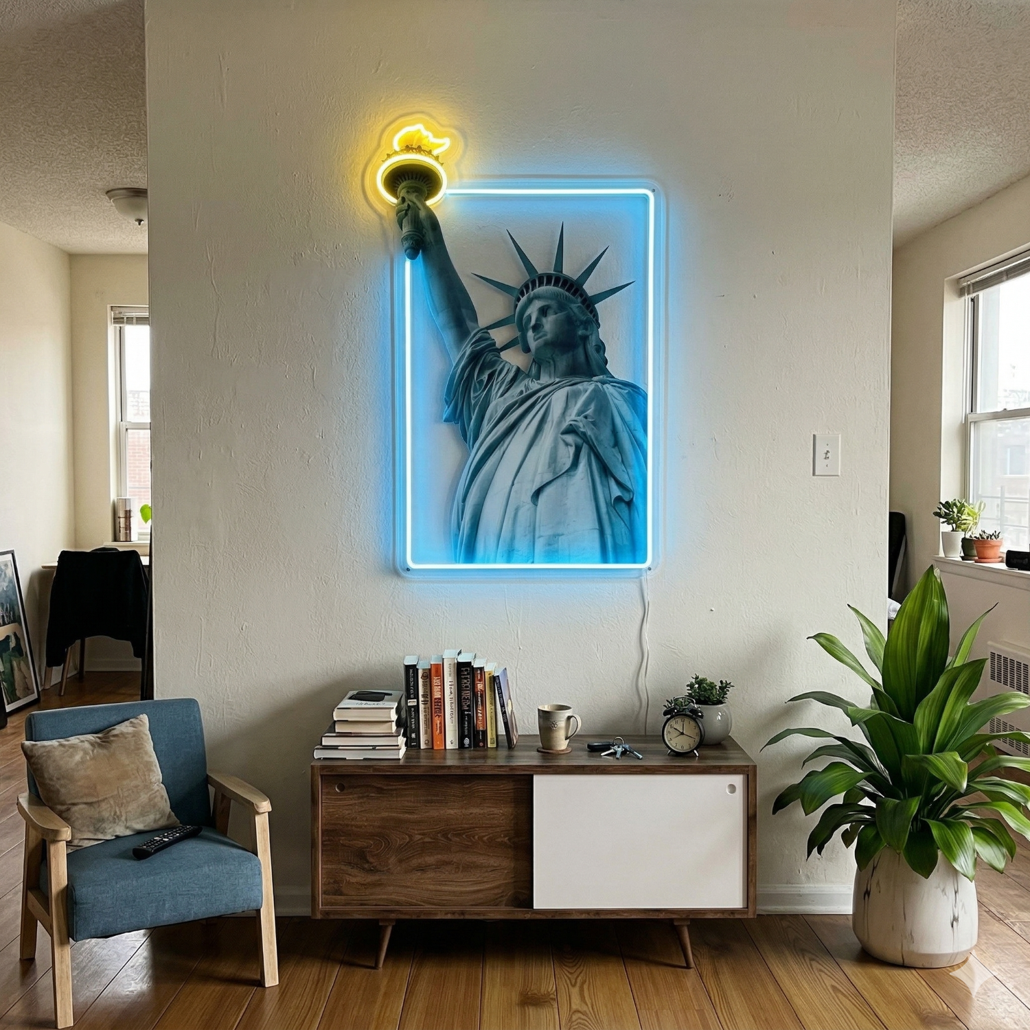 liberty-of-city-sehir-silueti-ozgurluk-heykeli-neon-tabela-led-duvar-dekoru-öncekim-beyaz-duvar