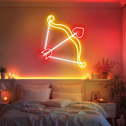 Aşk Oku Neon Led Dekoratif Tabela
