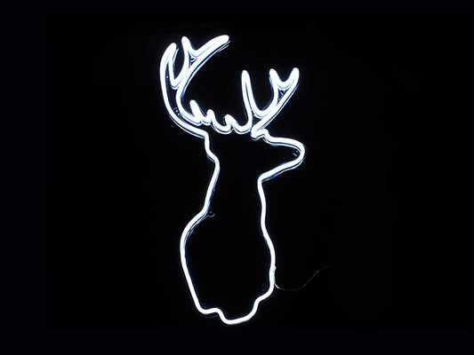 Geyik Neon Led Dekoratif Tabela