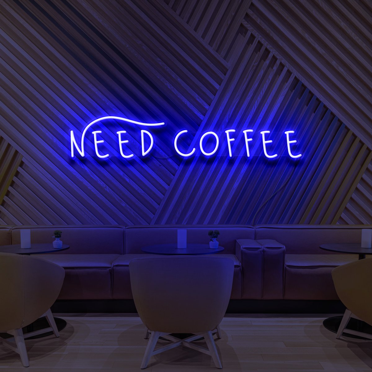 'Need Coffee' Neon Tabela