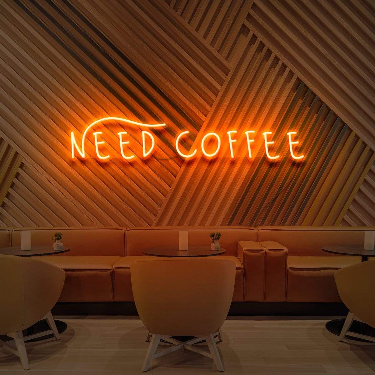 'Need Coffee' Neon Tabela