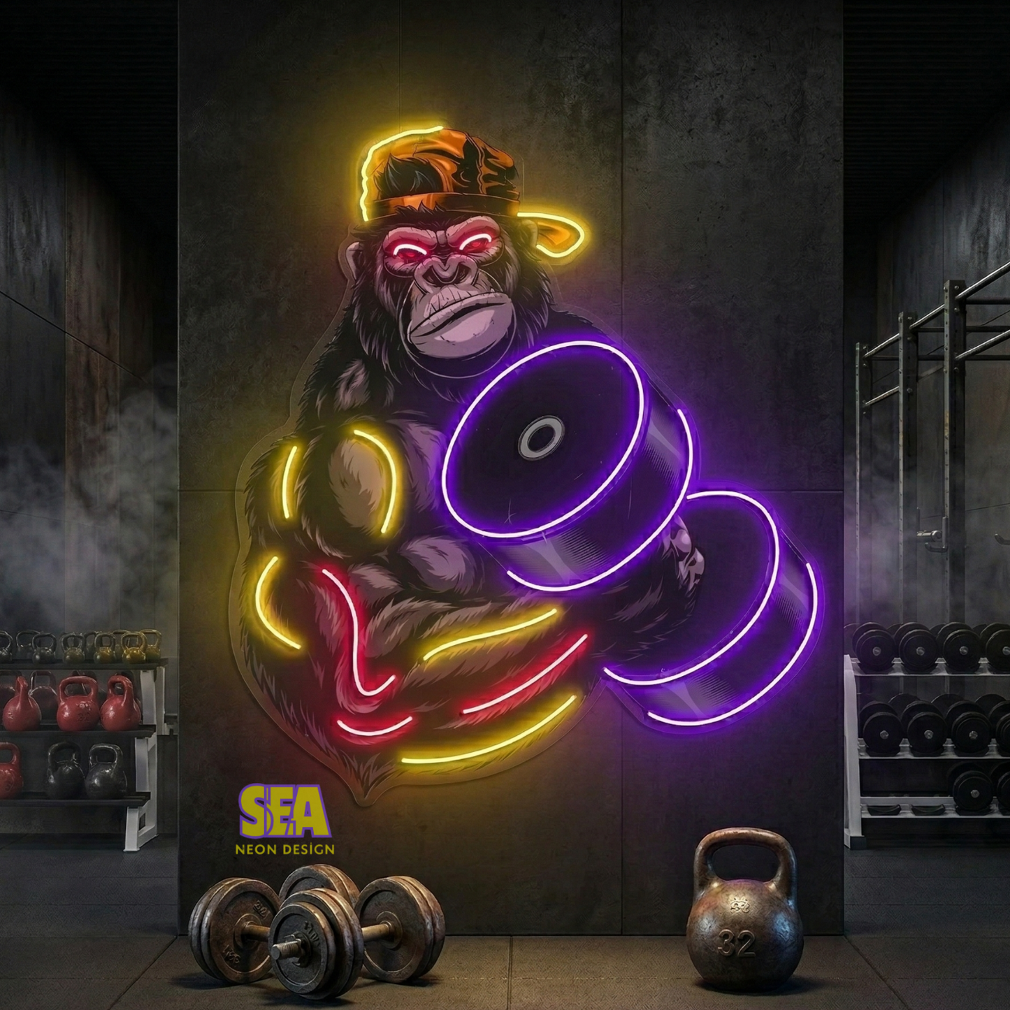 fitness-motivasyon-neon-led-akrilik
